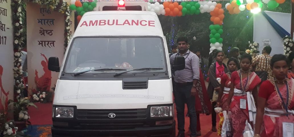 road ambulance backup for national unity fair
