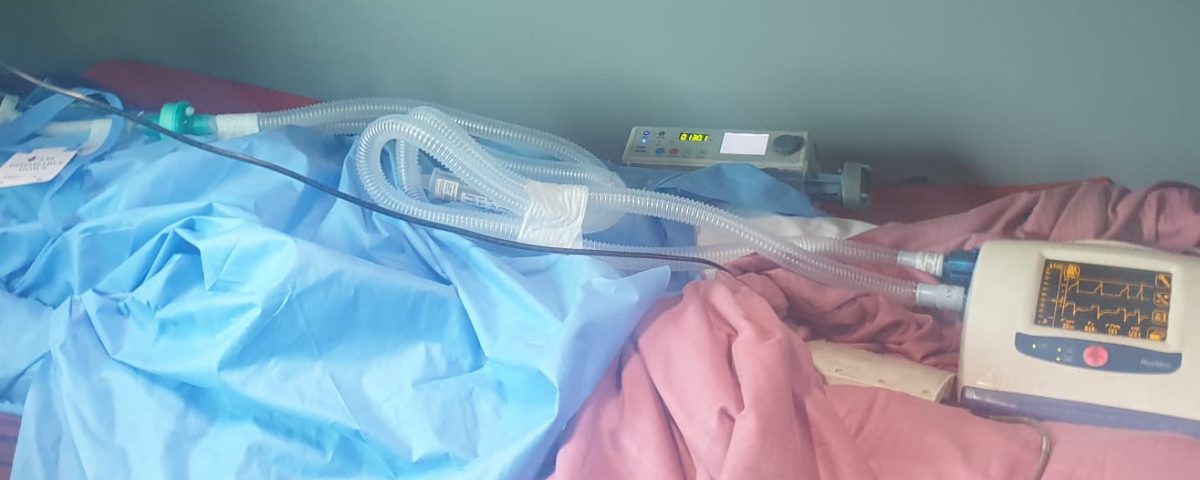 equipment in train ambulance