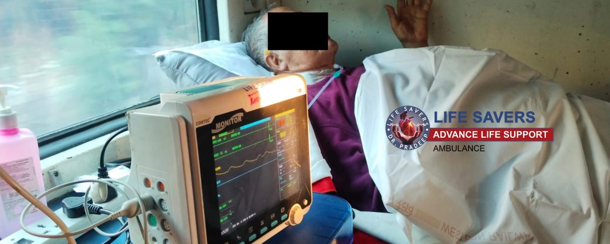 Train Ambulance transfer from Gurugram to Hyderabad