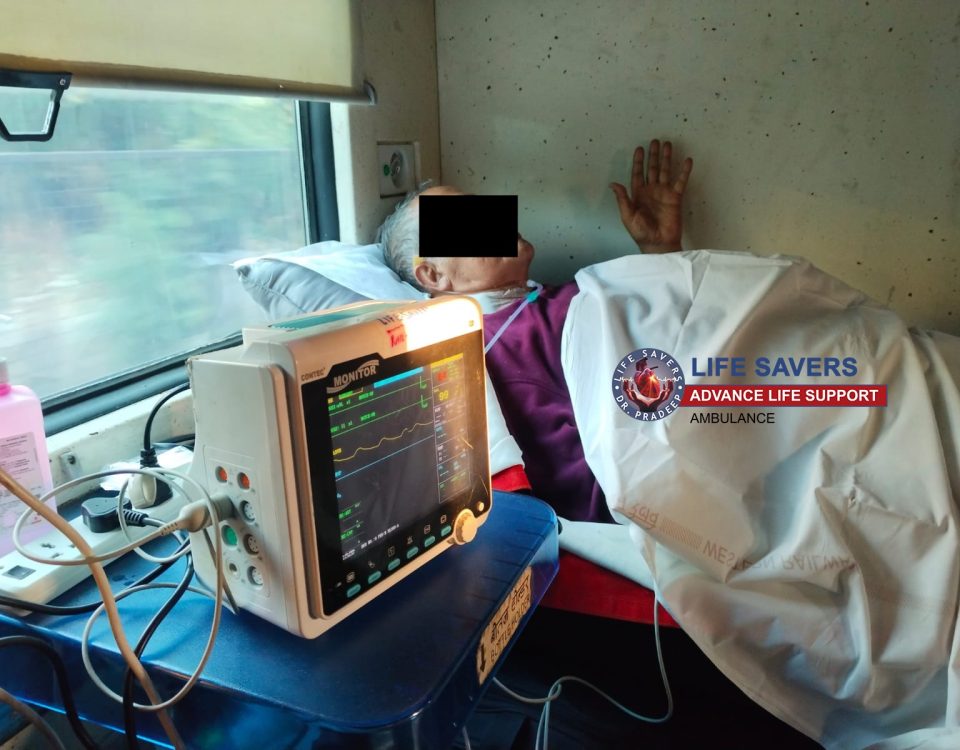Train Ambulance transfer from Gurugram to Hyderabad