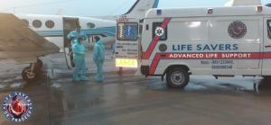 chartered icu air ambulance