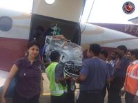 emergency paediatric air transport