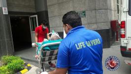 road ambulance with ICU